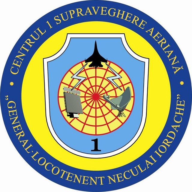 CENTRUL 1 SUPRAVEGHERE AERIANA „GENERAL-LOCOTENENT NECULAI IORDACHE”  - insigna