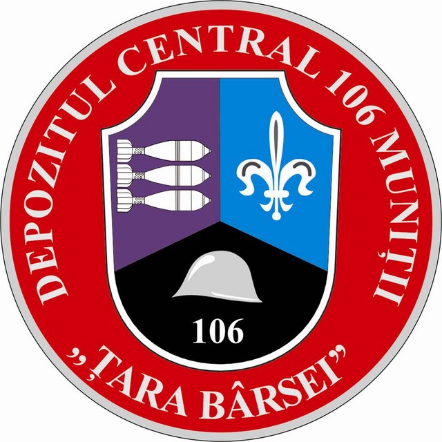 DEPOZITUL CENTRAL 106 MUNITII „TARA BARSEI” – insigna