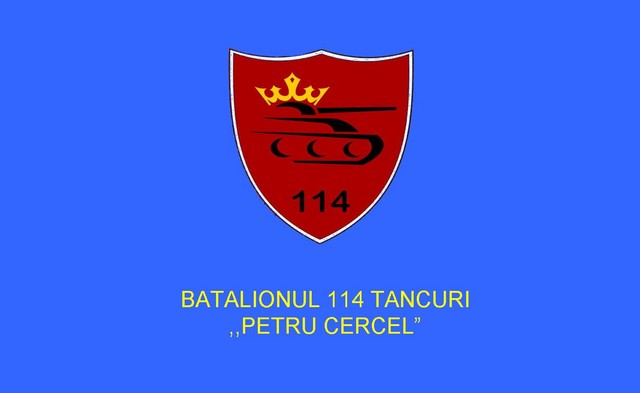 BATALIONUL 114 TANCURI „PETRU CERCEL” - steag de identificare