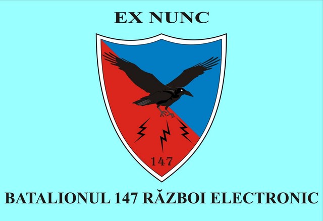BATALIONUL 147 RAZBOI ELECTRONIC - steag de identificare