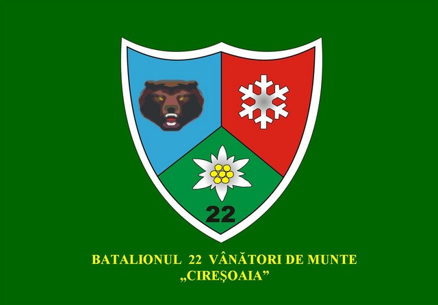 BATALIONUL 22 VANATORI DE MUNTE „CIRESOAIA” – steag