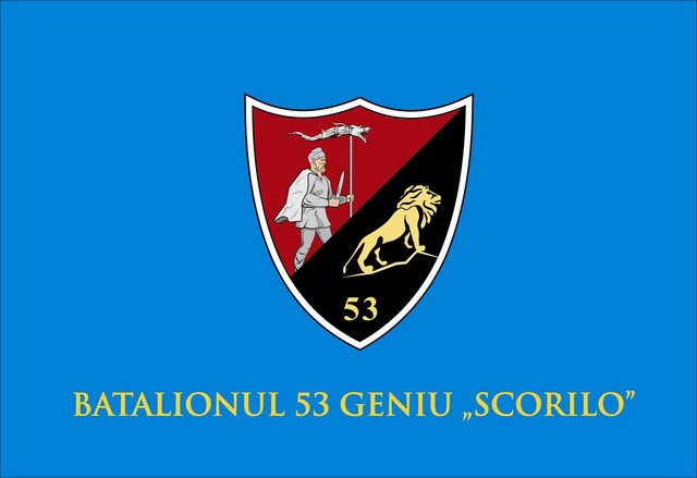 BATALIONUL 53 GENIU „SCORILO” - steag de identificare