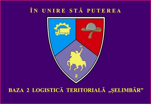 BAZA 2 LOGISTICA TERITORIALA „SELIMBAR” - steag de identificare