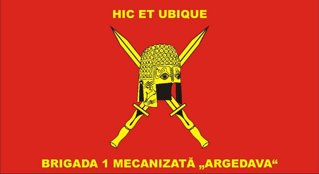 BRIGADA 1 MECANIZATA - steag de identificare