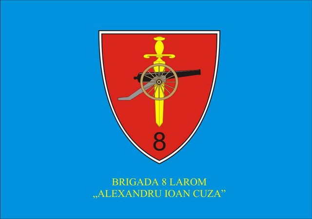 BRIGADA 8 LAROM “ALEXANDRU IOAN CUZA” - steag de identificare