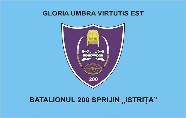 Batalionul 200 Sprijin “Istrita” - steag de identificare