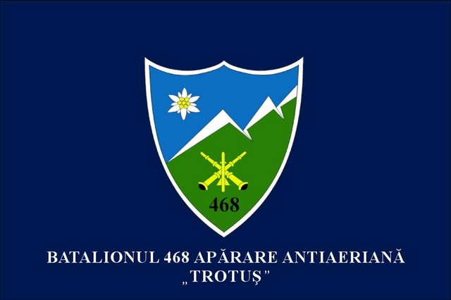Batalionul 468 Aparare Antiaeriana „Trotus” - steag de identificare