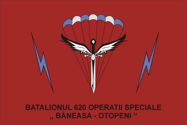 Batalionul 620 Operatii Speciale ,,Baneasa-Otopeni” - steag de identificare