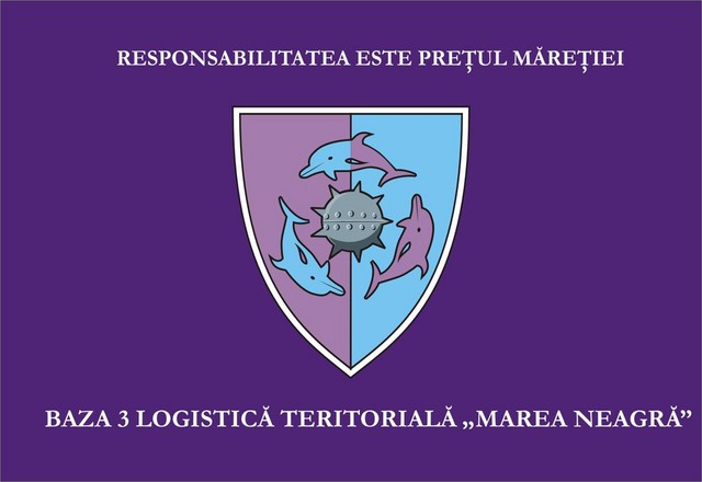 Baza 3 Logistica Teritoriala „Marea Neagra” - steag de identificare