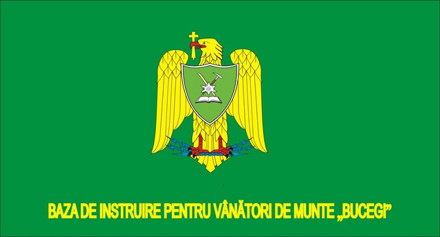 Baza de Instruire pentru Vanatori de Munte „Bucegi” - steag de identificare