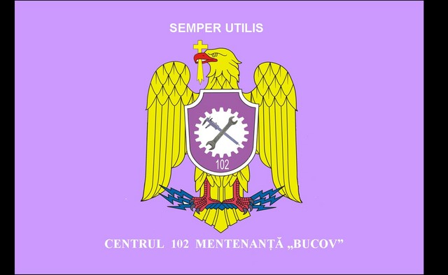 CENTRUL 102 MENTENANTA “BUCOV” - steag de identificare