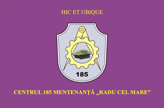CENTRUL 185 MENTENATA “RADU CELMARE” - steag de identificare