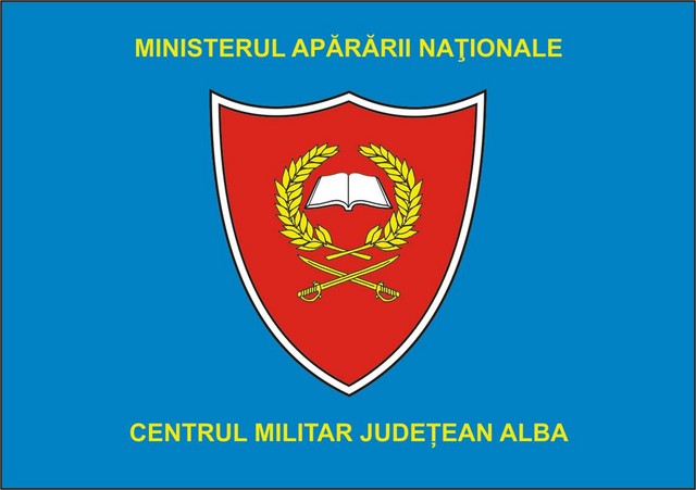 CENTRUL MILITAR JUDETEAN ALBA - steag de identificare