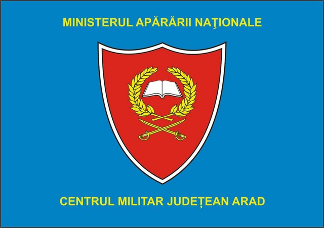 CENTRUL MILITAR JUDETEAN ARAD - steag de identificare