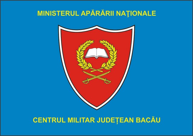 CENTRUL MILITAR JUDETEAN BACAU - steag de identificare