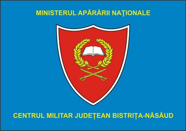CENTRUL MILITAR JUDETEAN BISTRITA-NASAUD - steag de identificare