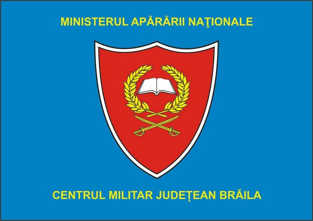 CENTRUL MILITAR JUDETEAN BRAILA - steag de identificare