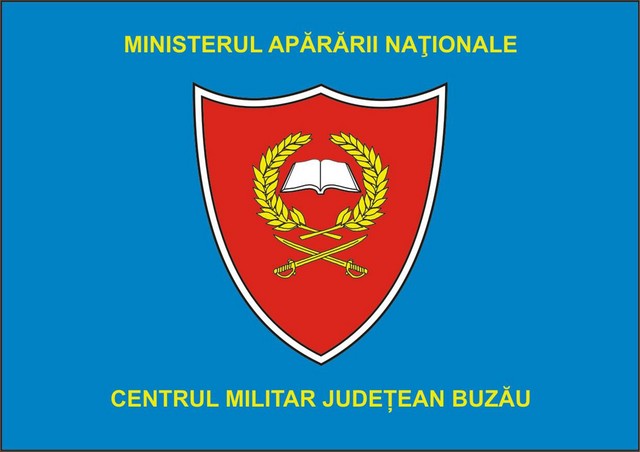 CENTRUL MILITAR JUDETEAN BUZAU - steag de identificare