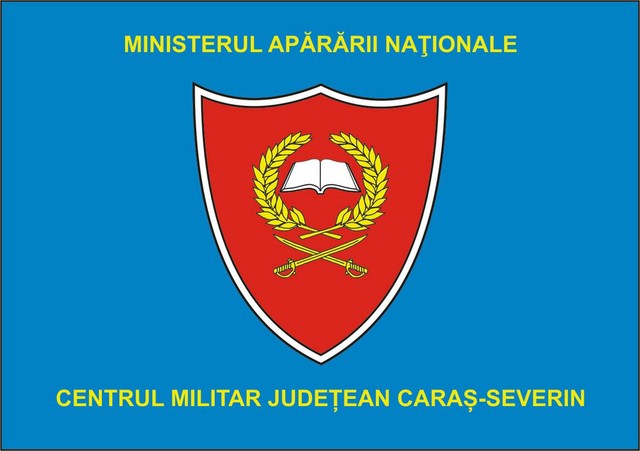 CENTRUL MILITAR JUDETEAN CARAS-SEVERIN - steag de identificare