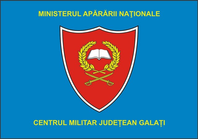 CENTRUL MILITAR JUDETEAN GALATI - steag de identificare