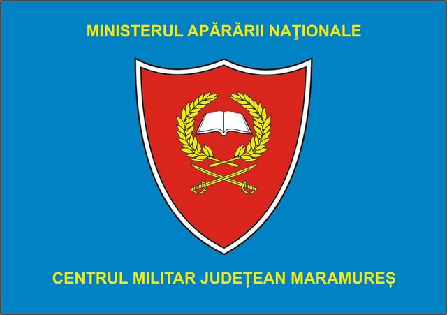 CENTRUL MILITAR JUDETEAN MARAMURES - steag de identificare