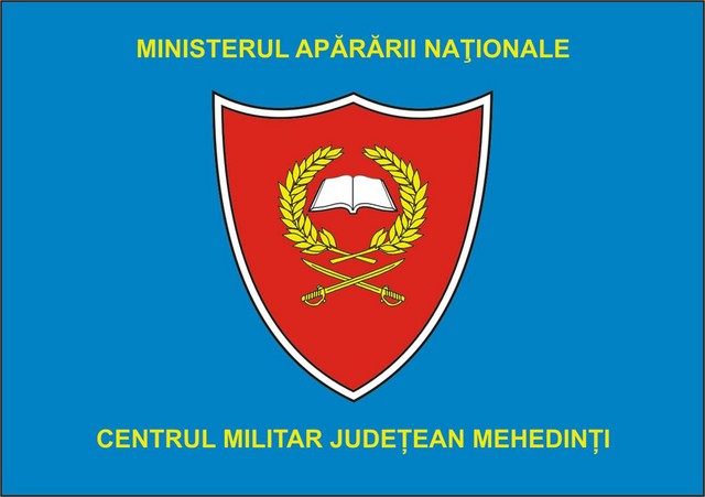 CENTRUL MILITAR JUDETEAN MEHEDINTI - steag de identificare