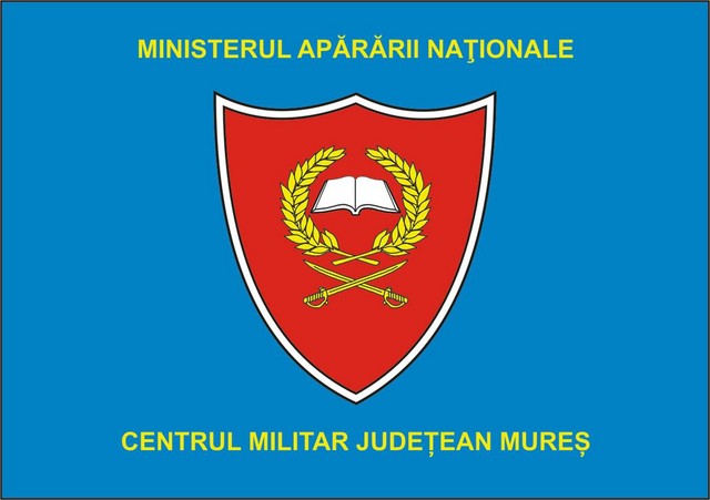 CENTRUL MILITAR JUDETEAN MURES - steag de identificare