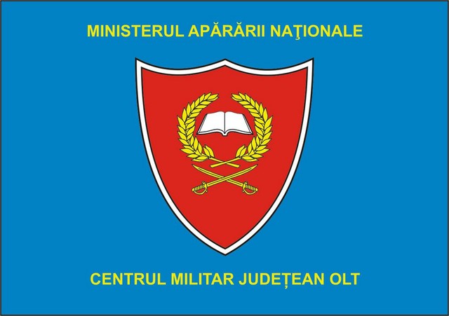 CENTRUL MILITAR JUDETEAN OLT - steag de identificare