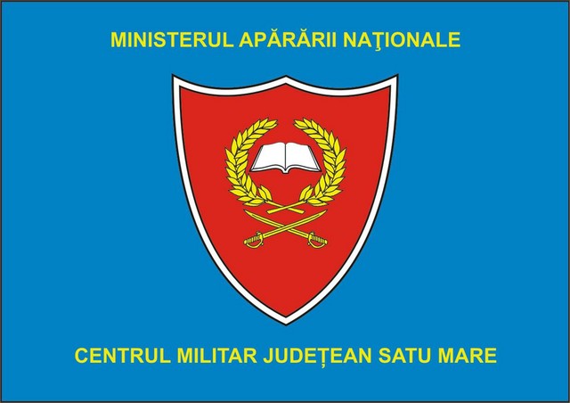 CENTRUL MILITAR JUDETEAN SATU MARE - steag de identificare