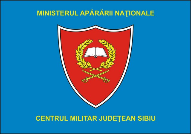 CENTRUL MILITAR JUDETEAN SIBIU - steag de identificare