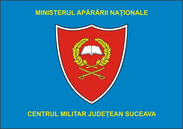 CENTRUL MILITAR JUDETEAN SUCEAVA - steag de identificare
