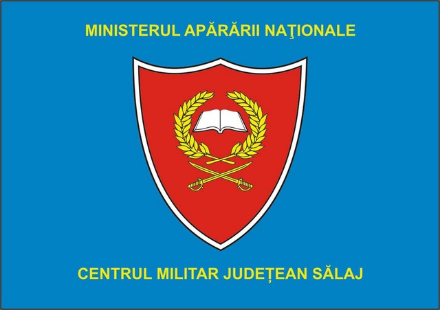 CENTRUL MILITAR JUDETEAN SALAJ - steag de identificare