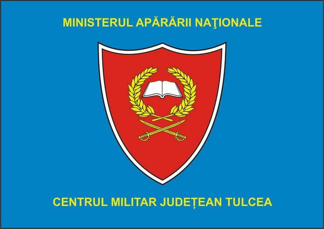 CENTRUL MILITAR JUDETEAN TULCEA - steag de identificare