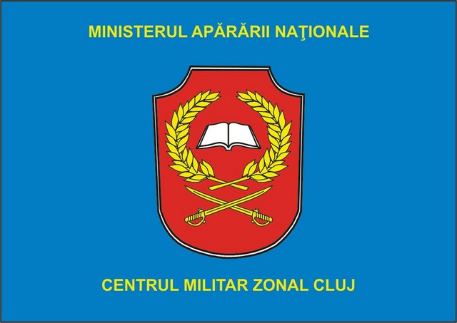 CENTRUL MILITAR ZONAL CLUJ - steag de identificare