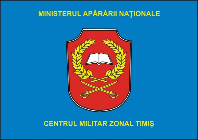 CENTRUL MILITAR ZONAL TIMIS - steag de identificare