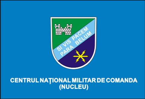 CENTRUL NATIONAL MILITAR DE COMANDA (NUCLEU) - steag de identificare