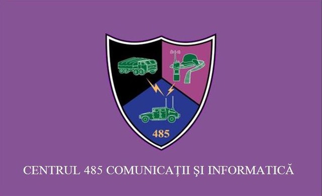 Centrul 485 Comunicatii si Informatica - Steag de identificare