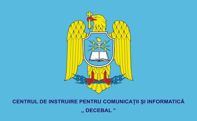 Centrul de instruire pentru comunicatii si informatica “Decebal”  - steag de identificare
