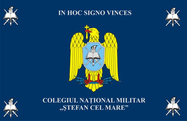 Colegiul National Militar Stefan cel Mare - Steag de identificare - Fata