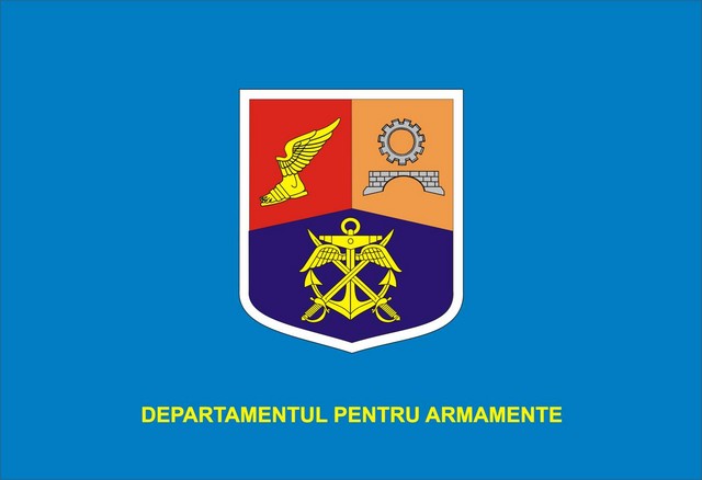 DEPARTAMENTUL PENTRU ARMAMENTE - steag de identificare