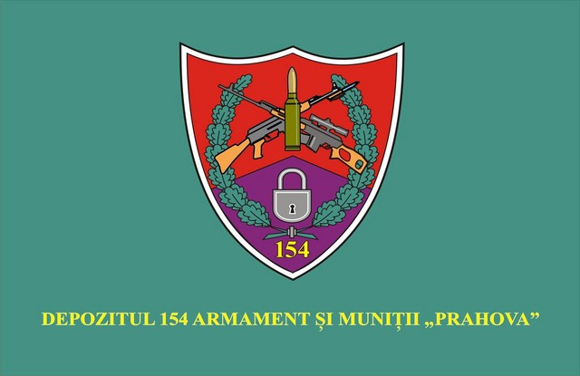 DEPOZITUL 154 ARMAMENT SI MUNITII „PRAHOVA” -steag de identificare