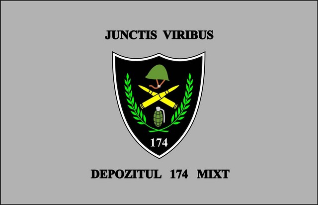 DEPOZITUL 174 MIXT - steag de identificare