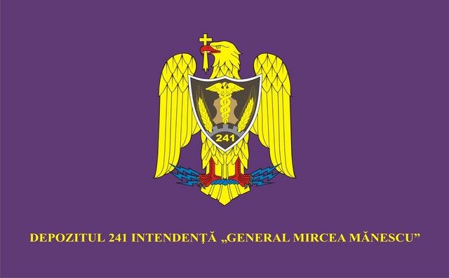 DEPOZITUL 241 INTENDENTA „GENERAL MIRCEA MANESCU ” -  steag de identificare
