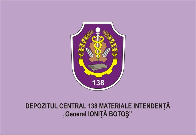 Depozitul Central 138 Materiale Intendenta ,,GENERAL IONITA BOTOS“  - Steag identificare