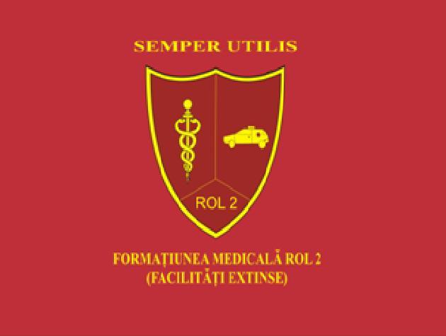 Formatiunea  Medicala  ROL 2 (Facilitati Extinse) - Steag de identificare