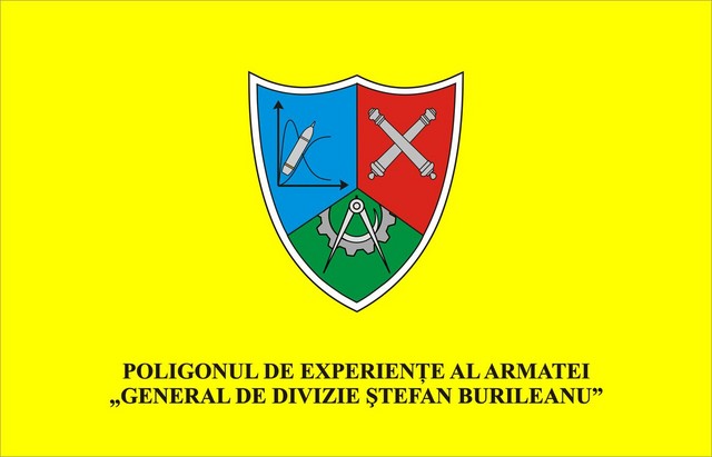 POLIGONUL DE EXPERIENTE AL ARMATEI „GENERAL DE DIVIZIE STEFAN BURILEANU”- steag de identificare