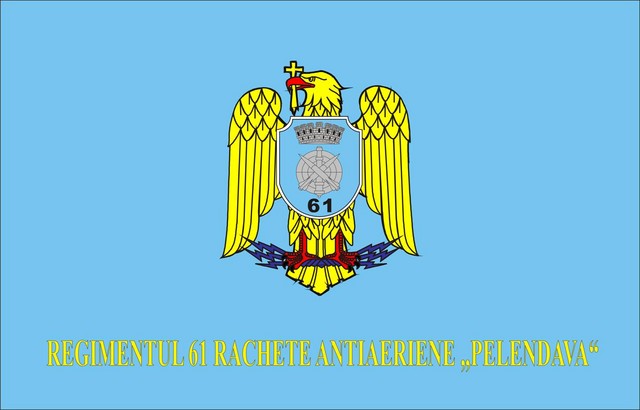 Regimentul 61 Rachete Antiaeriene „Pelendava” - steag de identificare