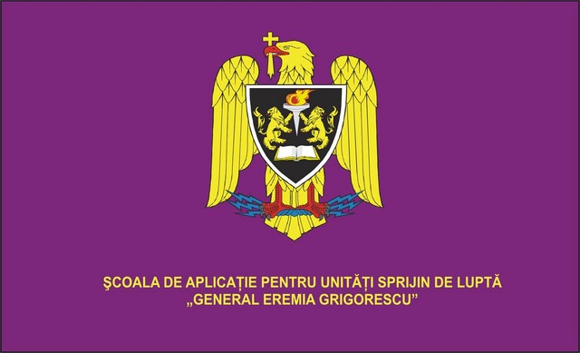Scoala de Aplicatie pentru Unitati Sprijin de Lupta - steag de identificare