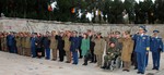 Aspect din timpul ceremoniei militare de la Monumentul Eroilor din cel De-al Doilea Razboi Mondial - foto Eugen Mihai