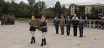 Aspect din timpul ceremoniei militare de la Monumentul Eroilor din cel De-al Doilea Razboi Mondial - foto Eugen Mihai